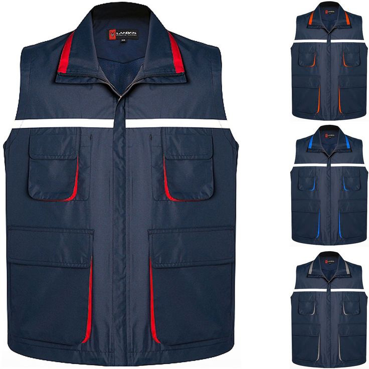 Gilet multi-poches professionnel extrait du catalogue Athos Textile