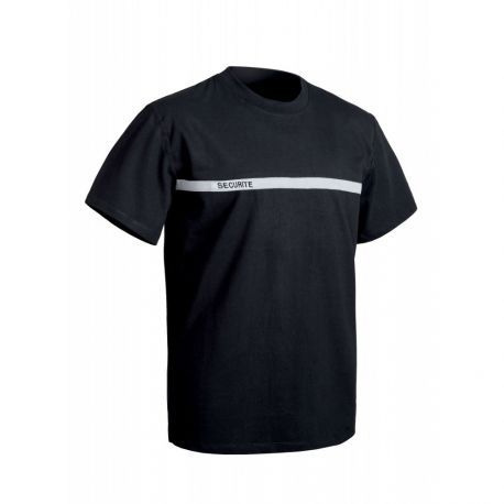 T-shirt de sécurité noir extrait du catalogue Athos Textile, page 3